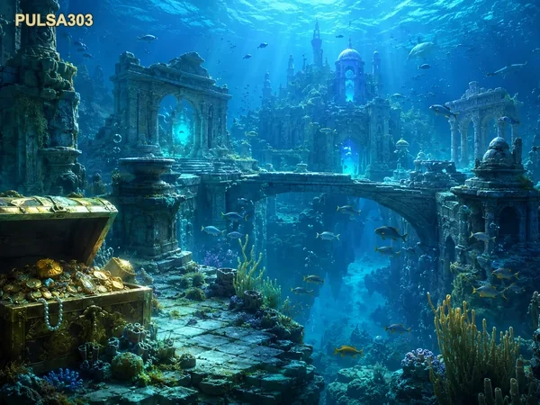 Fitur permainan Monkey King Fishing dengan latar laut